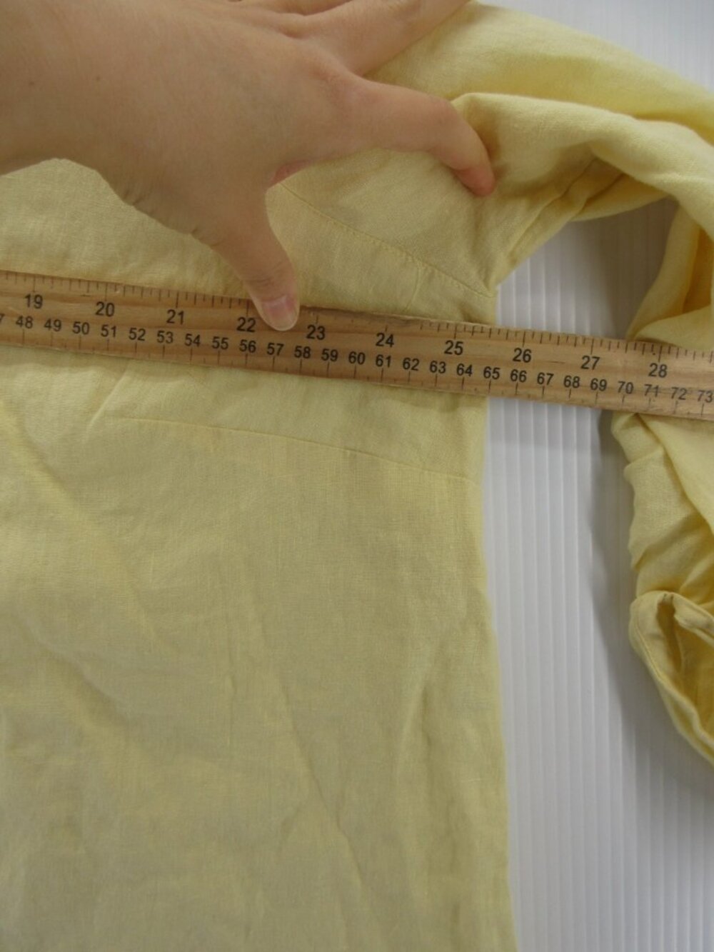 J Jill Top XL Petites Love Linen Shirt Button Down Woven Roll Tab - Picture 6 of 11